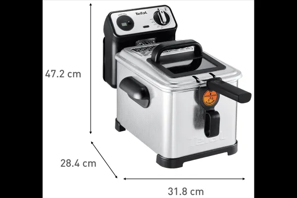 Olejová fritéza Tefal Filtra Pro FR511170 Nerezová/Čierna