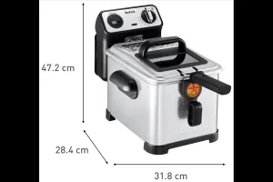 Olejová fritéza Tefal Filtra Pro FR511170 Nerezová/Čierna