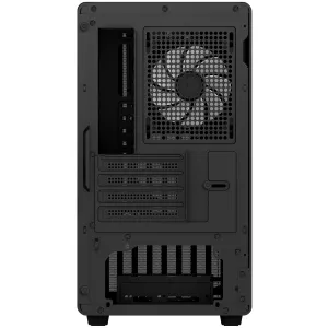 EVOLVEO Panthera, mATX skriňa, 3x ARGB 120 mm ventilátor, drevený predný panel + sklenený bočný panel