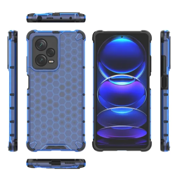 HONEYCOMB Ochranný kryt Xiaomi Redmi Note 12 Pro+ 5G modrý