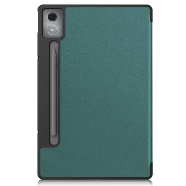 LEATHER Zaklápací kryt pre Lenovo Idea Tab Pro zelený