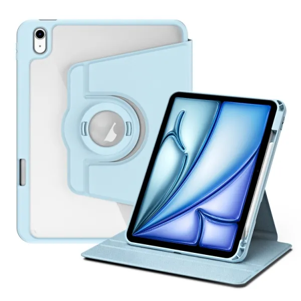CRYSTAL FLEXI 2v1 Zaklápacie puzdro pre Apple iPad Air 11 2026 / 2025 / 2024 svetlomodré