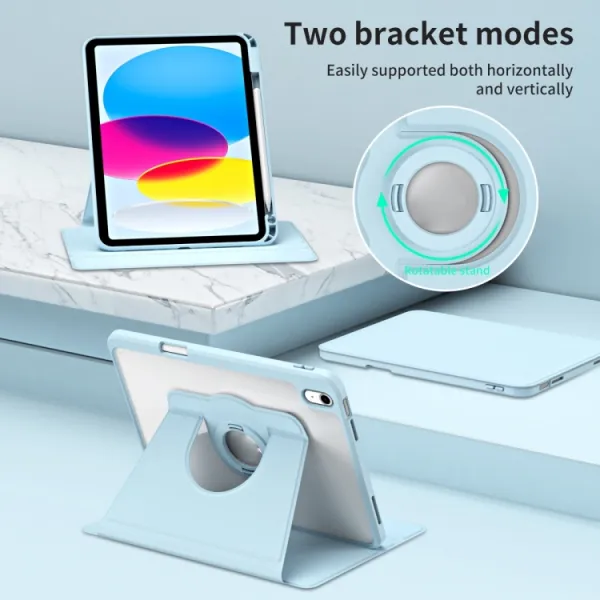 CRYSTAL FLEXI 2v1 Zaklápacie puzdro pre Apple iPad Air 11 2026 / 2025 / 2024 svetlomodré