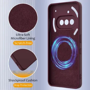 RUBBER MAGSAFE Silikónový kryt pre Nothing Phone (3a) PLUM COLOR