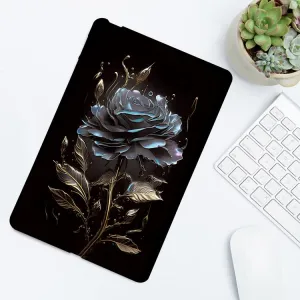 ART TPU Ochranný kryt pre Amazon Kindle Paperwhite 2024 BLACK ROSE