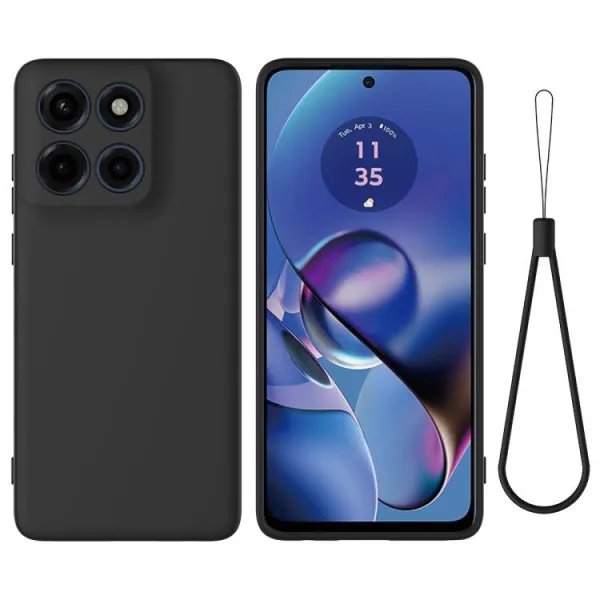 RUBBER Ochranný obal pre Motorola Moto G86 Power 5G čierny