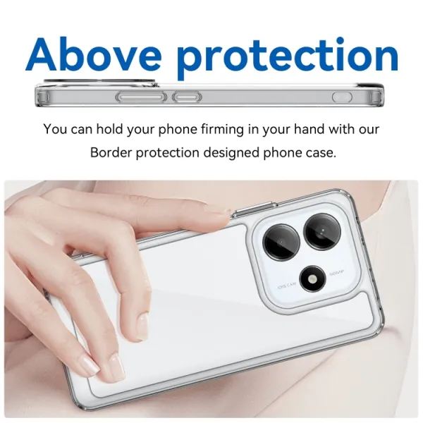 CRYSTAL Ochranný kryt pre Xiaomi Redmi Note 14 5G priehľadný