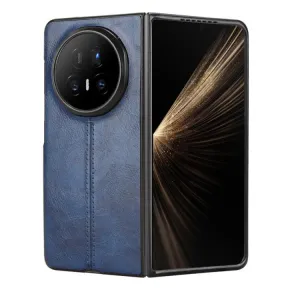 LEATHER Ochranný kryt pre Honor Magic V5 modrý