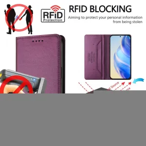 RINA Zaklápacie puzdro pre Infinix Note 40 Pro / 40 Pro+ 5G tmavofialové