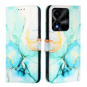 ART MARBLE Peňaženkový kryt pre Honor X5c Plus GREEN