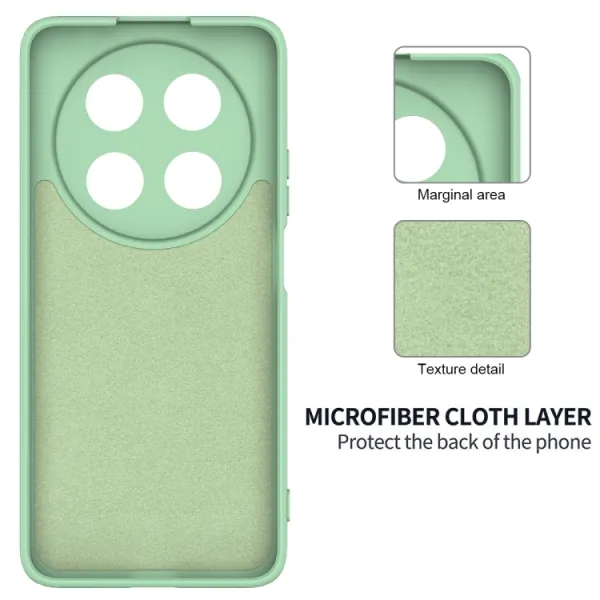 RUBBER Ochranný obal pre Huawei Nova 12i zelený