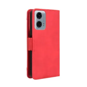 SLOT Peňaženkový obal pre Motorola Moto G34 5G červený