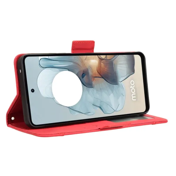 SLOT Peňaženkový obal pre Motorola Moto G34 5G červený