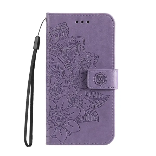 ART MANDALA Peňaženkový obal pre Infinix Note 40 Pro / 40 Pro+ 5G fialový