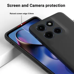 RUBBER Ochranný obal pre Motorola Moto G86 Power 5G čierny