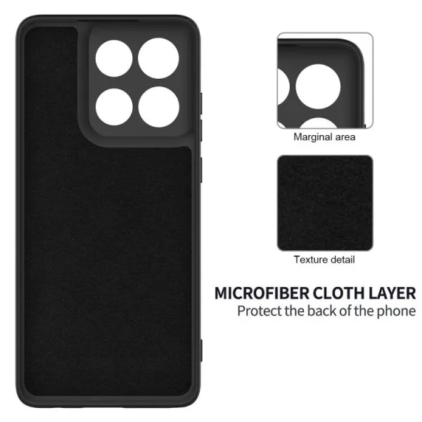 RUBBER Ochranný obal pre Motorola Moto G86 Power 5G čierny