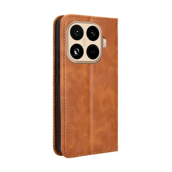 BUSINESS Peňaženkový kryt pre Xiaomi 15T Pro hnedý