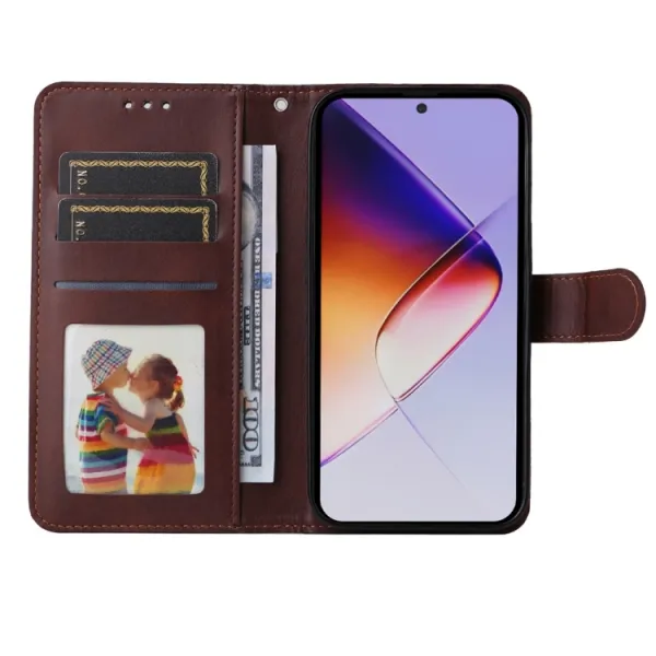 SMOOTH Peňaženkové puzdro pre Infinix Note 40 Pro / 40 Pro+ 5G hnedé