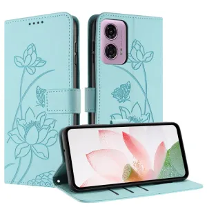 ART LOTUS Peňaženkové puzdro pre Motorola Moto G04 / G24 / G24 Power svetlozelené