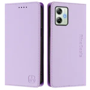 RINA Zaklápacie puzdro pre Motorola Moto G54 / G54 Power Edition 5G svetlofialové
