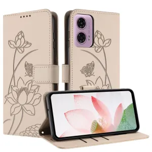 ART LOTUS Peňaženkové puzdro pre Motorola Moto G04 / G24 / G24 Power zlaté