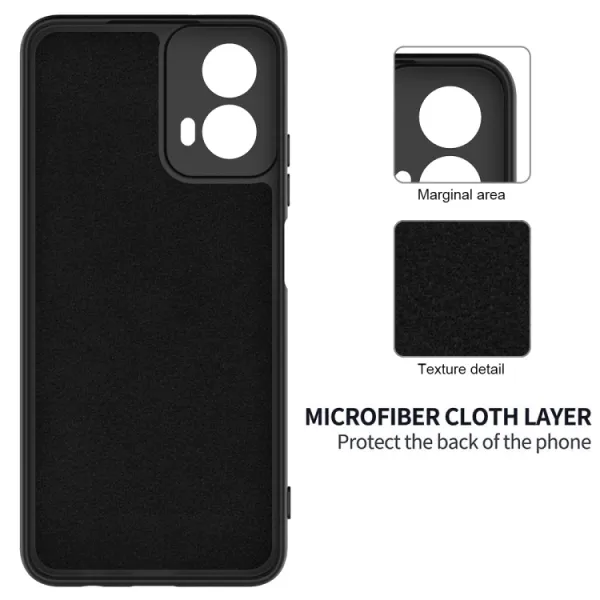 RUBBER Ochranný obal pre Motorola Moto G34 5G čierny
