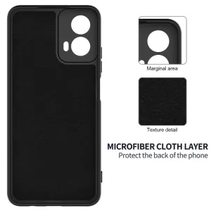 RUBBER Ochranný obal pre Motorola Moto G34 5G čierny