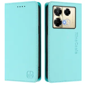 RINA Zaklápacie puzdro pre Infinix Note 40 Pro / 40 Pro+ 5G mentolové