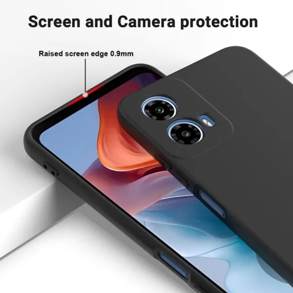 RUBBER Ochranný obal pre Motorola Moto G34 5G čierny