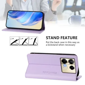 RINA Zaklápacie puzdro pre Infinix Note 40 Pro / 40 Pro+ 5G svetlofialové