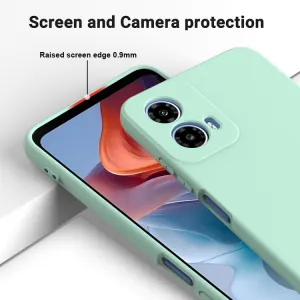 RUBBER Ochranný obal pre Motorola Moto G34 5G zelený