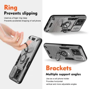 CAMPROTECT Kryt s držiakom pre Motorola Moto G84 5G šedý