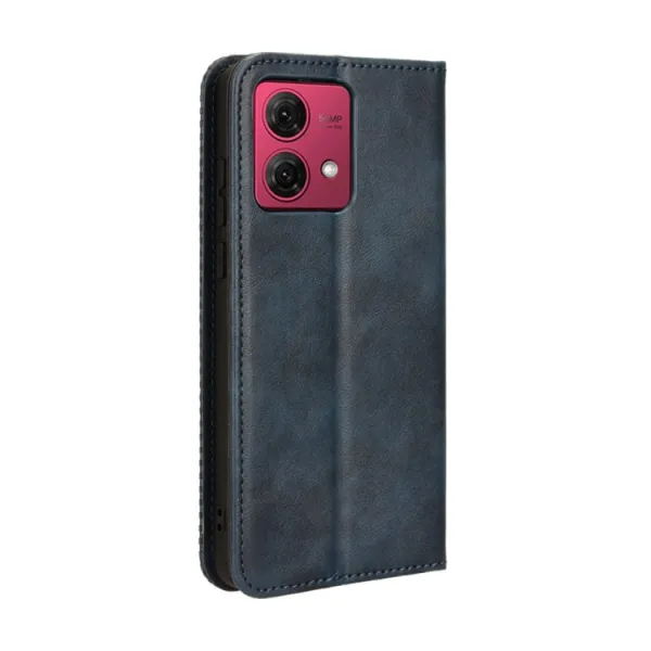 BUSINESS Peňaženkový kryt pre Motorola Moto G84 5G modrý