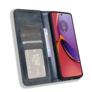 BUSINESS Peňaženkový kryt pre Motorola Moto G84 5G modrý