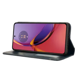 BUSINESS Peňaženkový kryt pre Motorola Moto G84 5G modrý