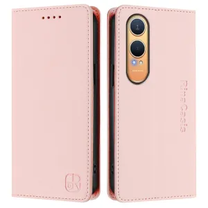RINA Zaklápacie puzdro pre OnePlus Nord CE 4 Lite 5G svetloružové