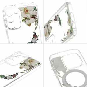 MG Flower kryt na Samsung Galaxy S23 FE, white flower