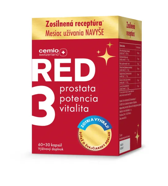 Cemio RED3 Darček 60 + 30 cps