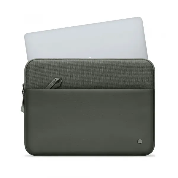Tech-Protect Sleeve Cover obal na notebook 13-14'', tmavozelený