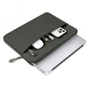 Tech-Protect Sleeve Cover obal na notebook 13-14'', tmavozelený