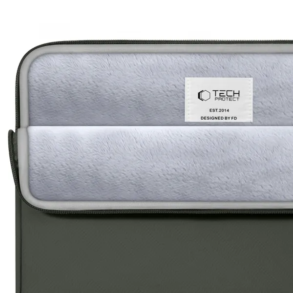 Tech-Protect Sleeve Cover obal na notebook 13-14'', tmavozelený