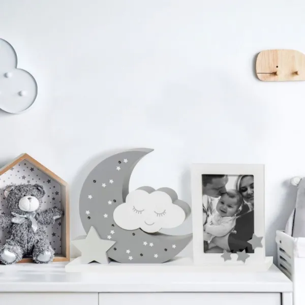Dooky rámček na fotografiu s LED osvetlením Moonlight Frame Grey