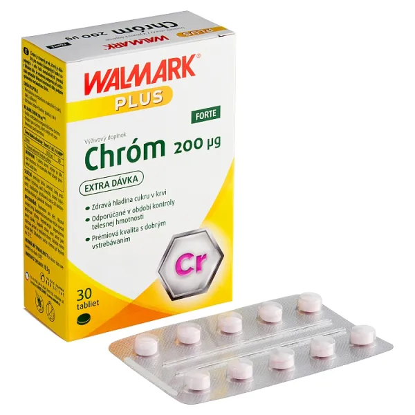Chróm Forte Walmark 200 µg 30 tbl