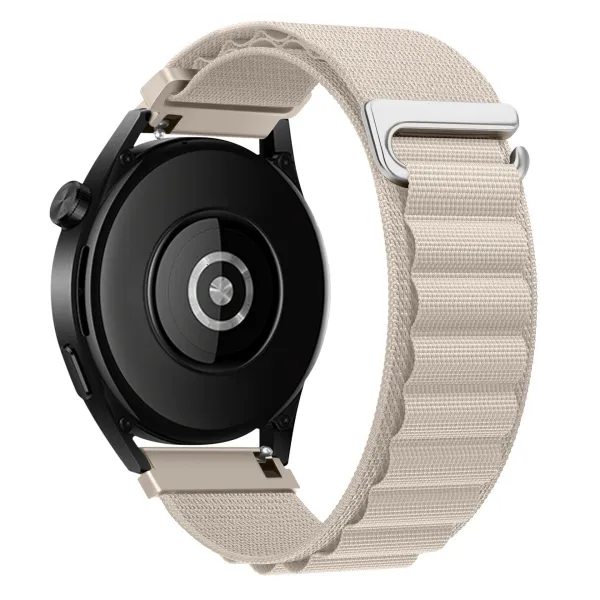 BStrap Nylon Loop remienok na Garmin Vivoactive 5, starlight
