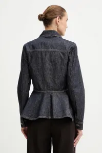 Bunda Karl Lagerfeld Fashion Denim Jacket Dark Blue Denim