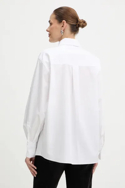 Košeľa Karl Lagerfeld Karl Snap Fashion Poplin Shirt White
