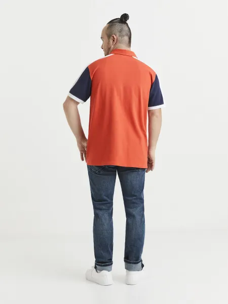 Tričká s krátkym rukávom pre mužov Celio - oranžová
