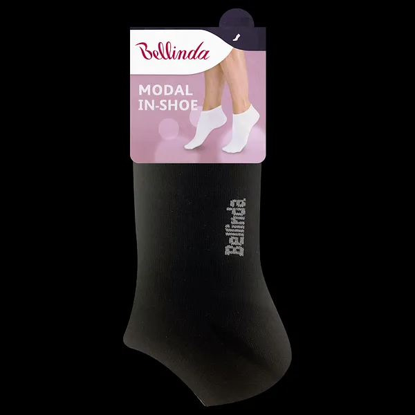 Bellinda 
MODAL IN-SHOE SOCKS - Dámske ponožky z modalu - čierna