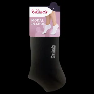 Bellinda 
MODAL IN-SHOE SOCKS - Dámske ponožky z modalu - čierna