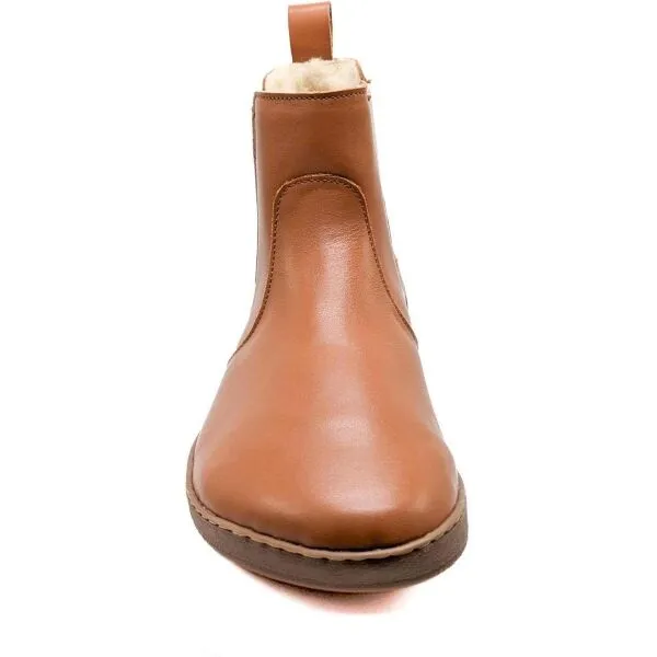 PEGRES BF 58 W Dámska zimná barefoot obuv, hnedá, veľkosť